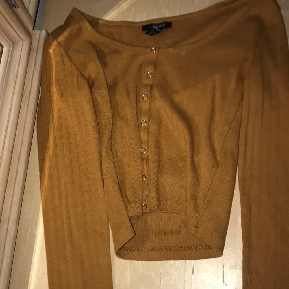 a long sleeve crop top